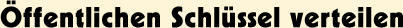 &Ouml;ffentlichen Schl&uuml;ssel verteilen